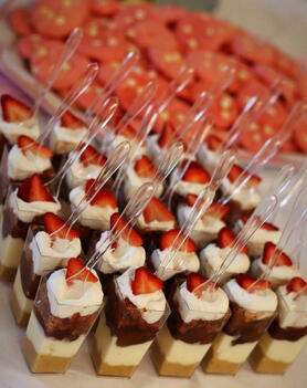 Strawberry Cheesecake Shooters