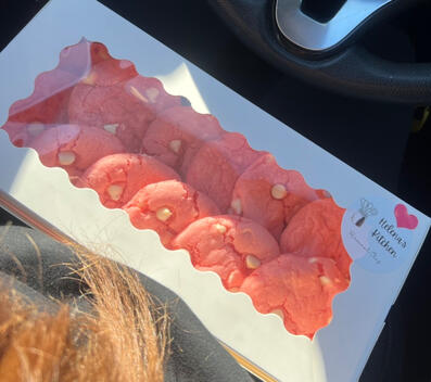 Strawberry Cake Cookies