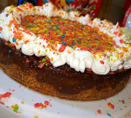 Fruity Pebble Cheesecake