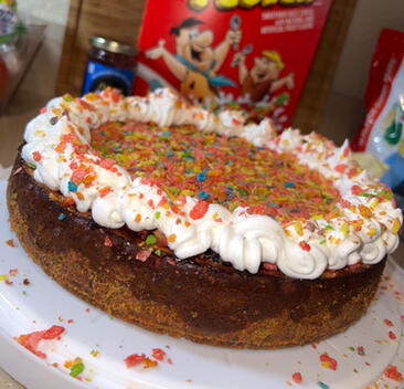 Fruity Pebble Cheesecake