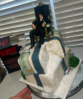 Scarface Cake